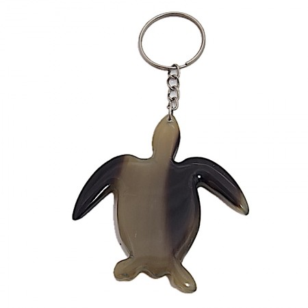 Porte clés tortue corne