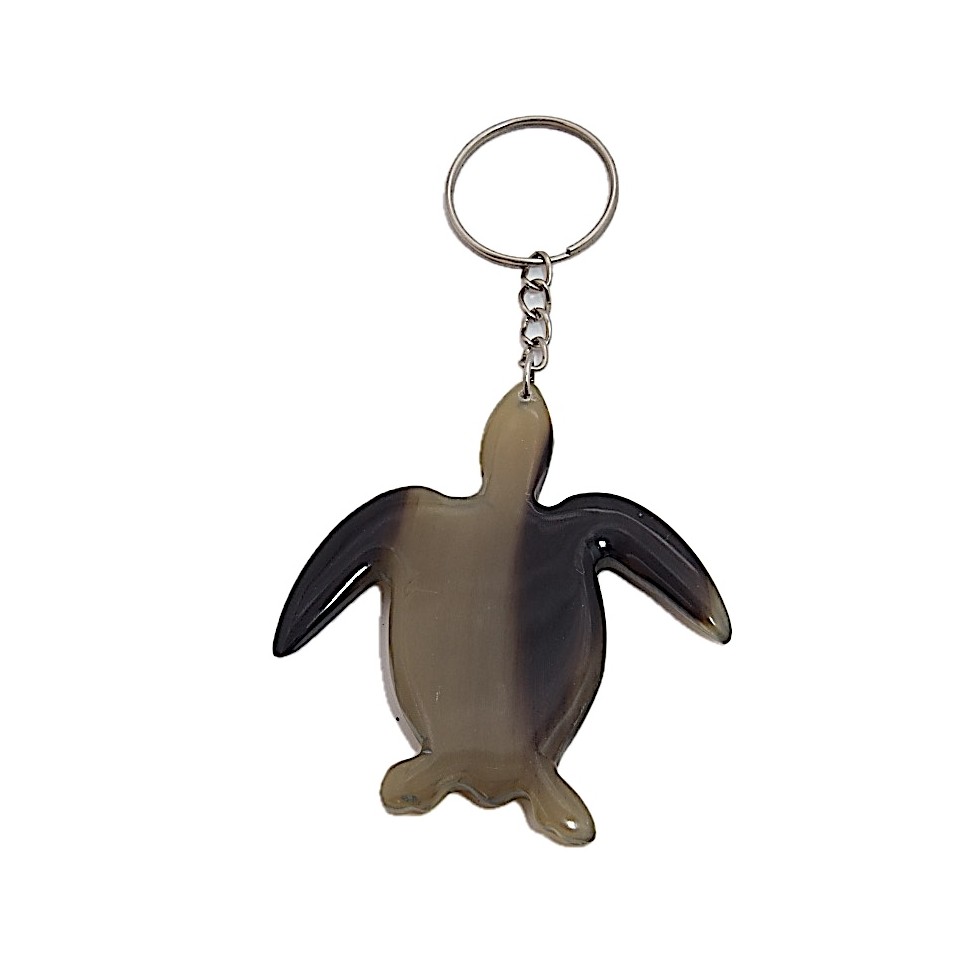 Porte clés tortue corne
