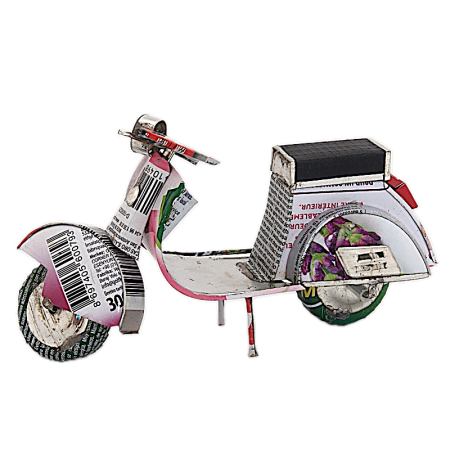 Scooter canettes recyclées