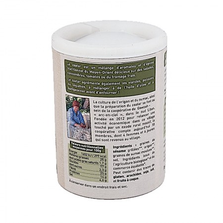 Zaatar boîte bio