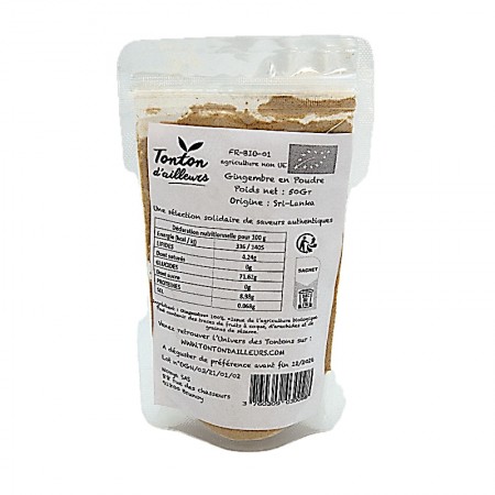 Gingembre en poudre bio