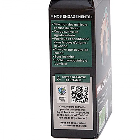 Macadamia chocolat bio 100g