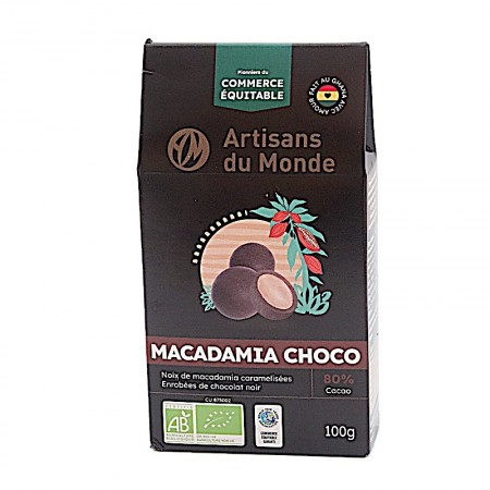 Macadamia chocolat bio 100g