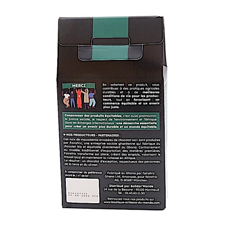 Macadamia chocolat bio 100g