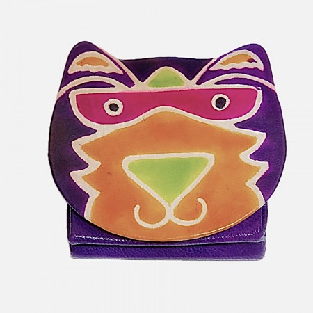 Porte monnaie cuir chien