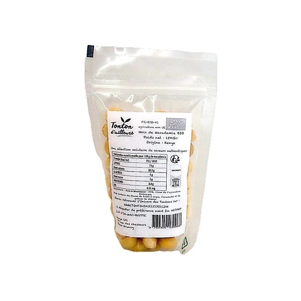 Noix du Macadamia bio
