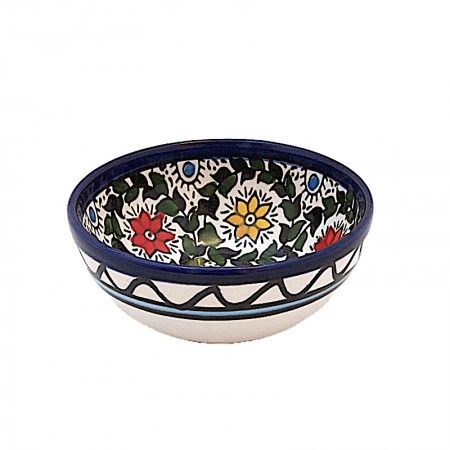 Petit bol céramique fleurs multicolores