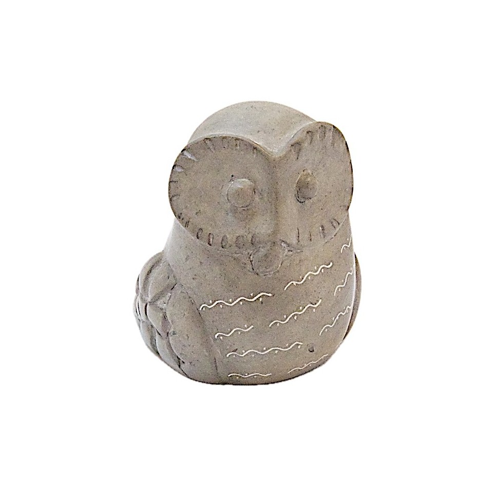 Chouette grise en saponite