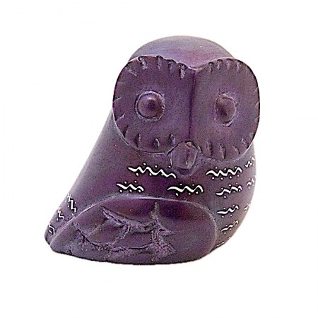 Chouette violette en saponite