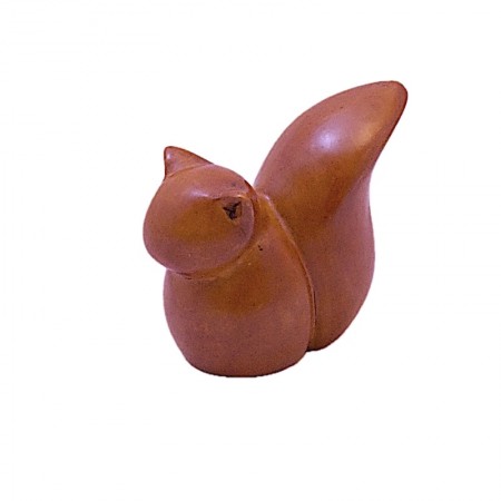 Ecureuil orange en saponite