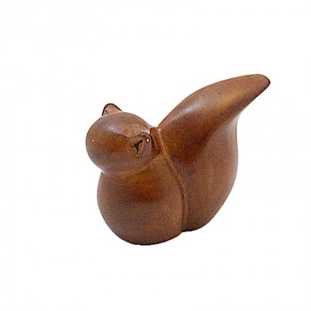 Ecureuil marron en saponite