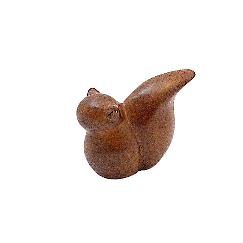 Ecureuil marron en saponite