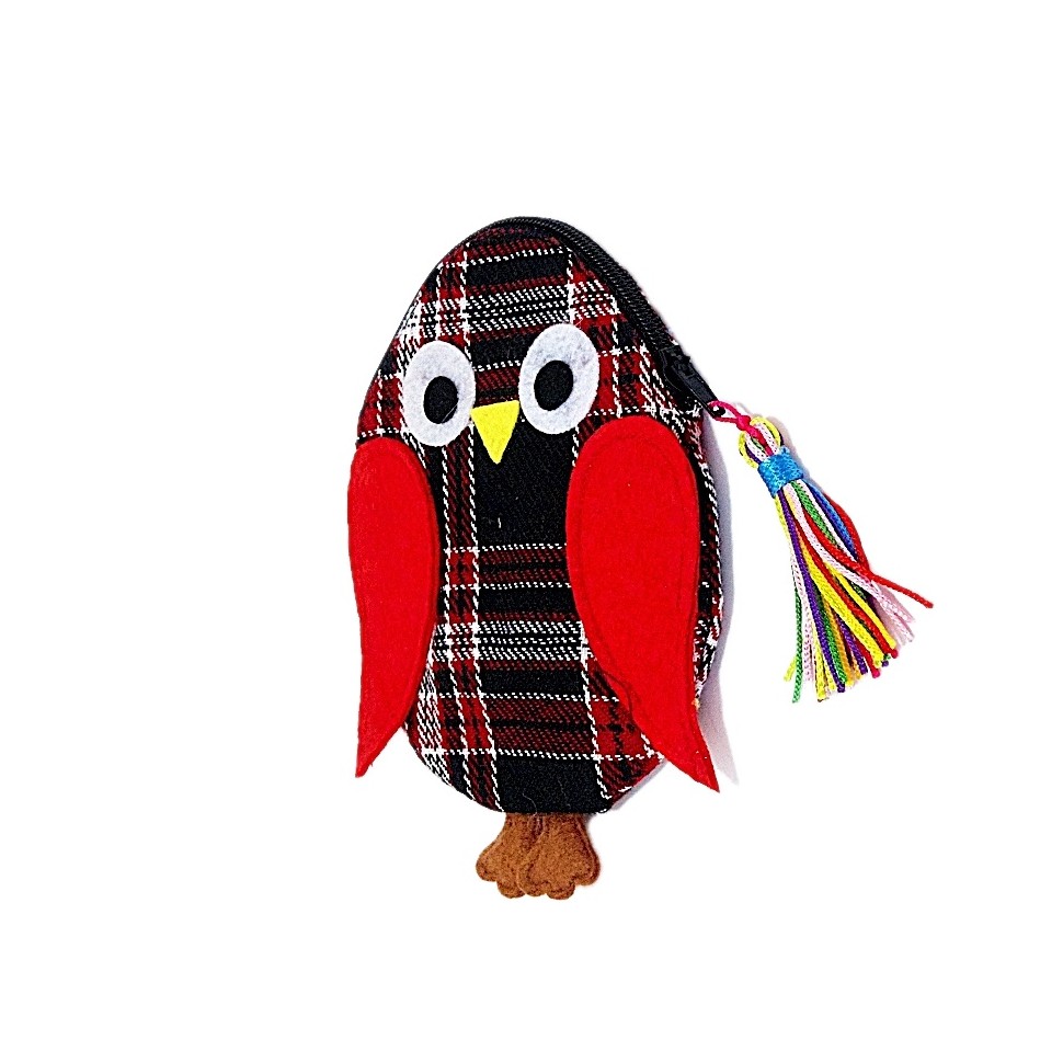 Porte monnaie hibou