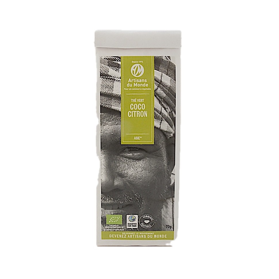 Thé vert bio coco citron