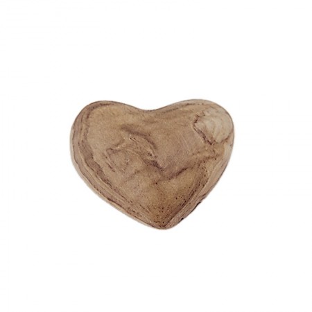 Coeur en bois d'olivier