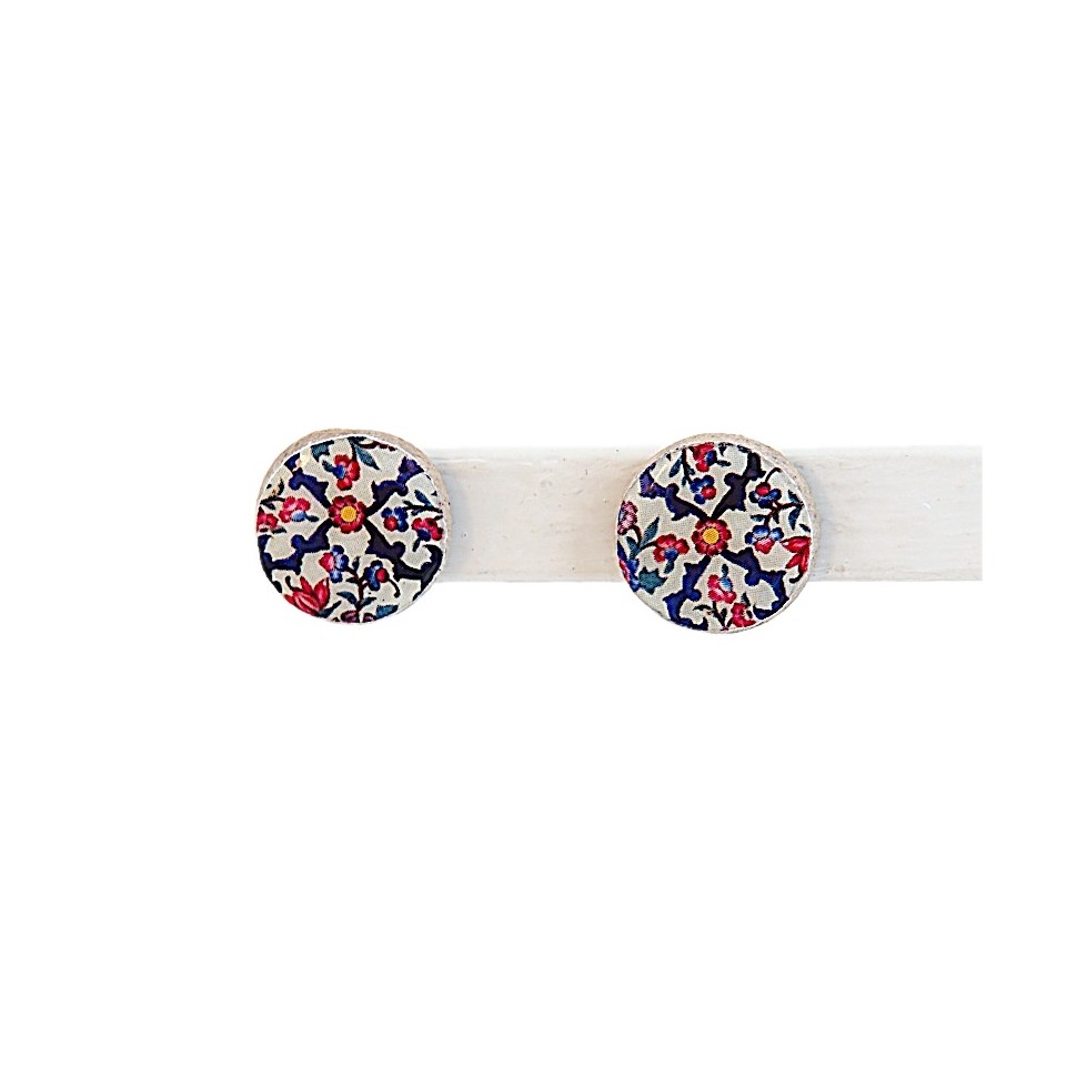 Clous d'oreilles céramique Perse