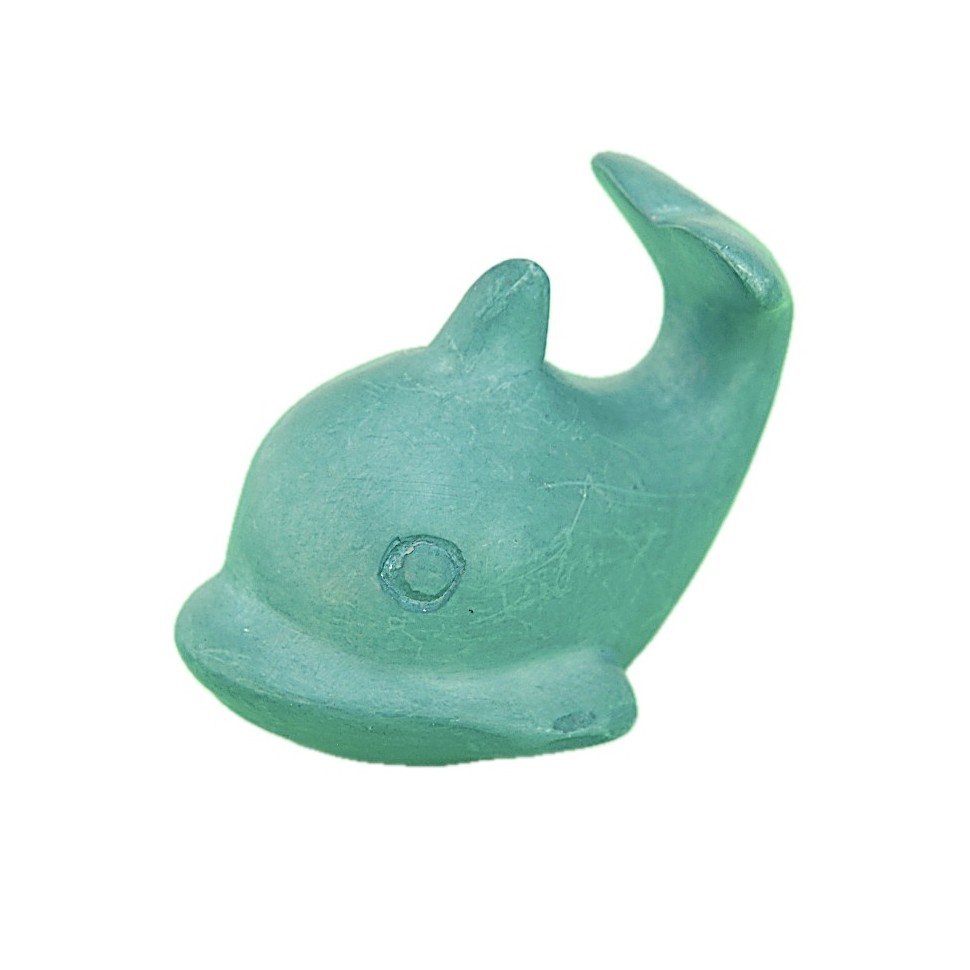 Baleine vert turquoise en saponite