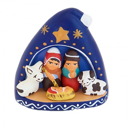 Crèche céramique bonnet