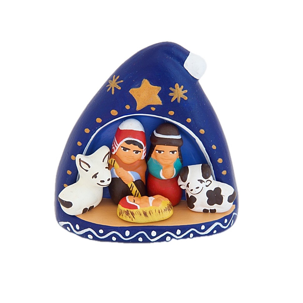 Crèche céramique bonnet