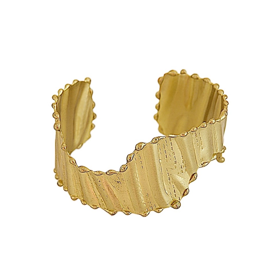 Bracelet ouvert laiton