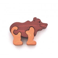 Figurine puzzle ours