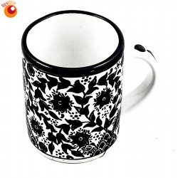 Mug céramique bleue