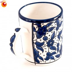 Mug céramique bleue