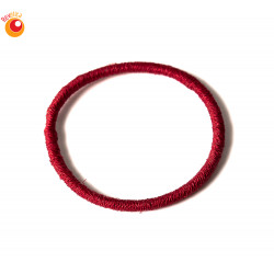 Bracelet sisal rouge