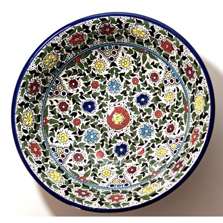 Saladier céramique multicolore