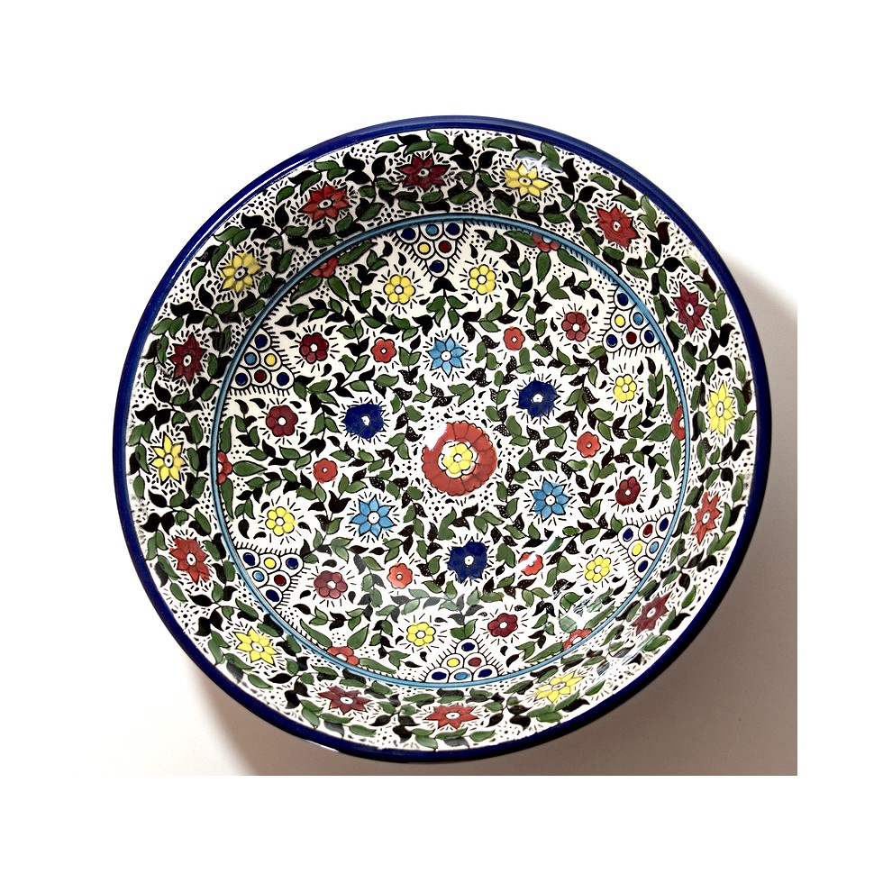 Saladier céramique multicolore