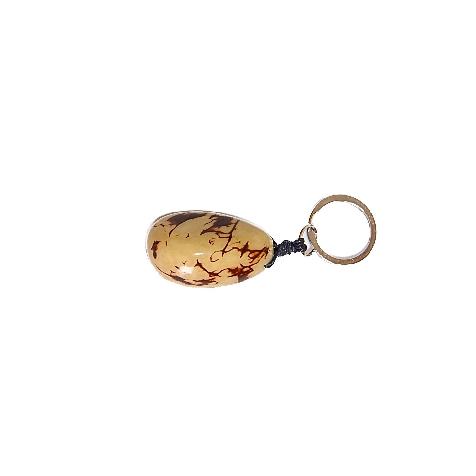 Porte clés naturel peau