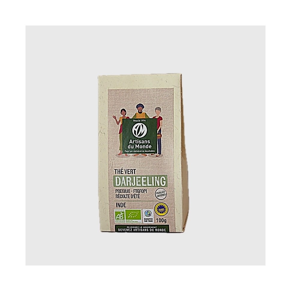 Thé vert bio Darjeeling