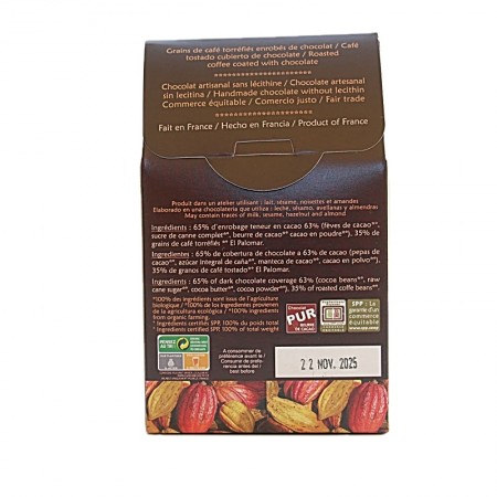 Choco café bio verso