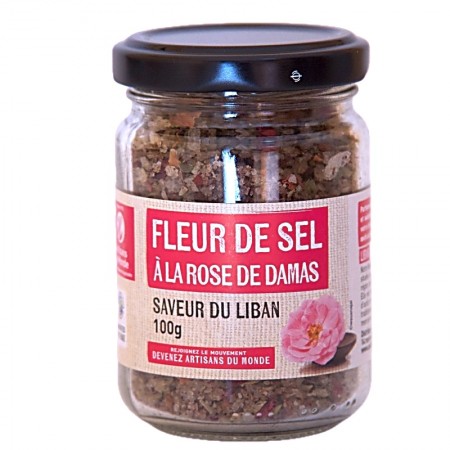 Fleur de sel à la rose de Damas