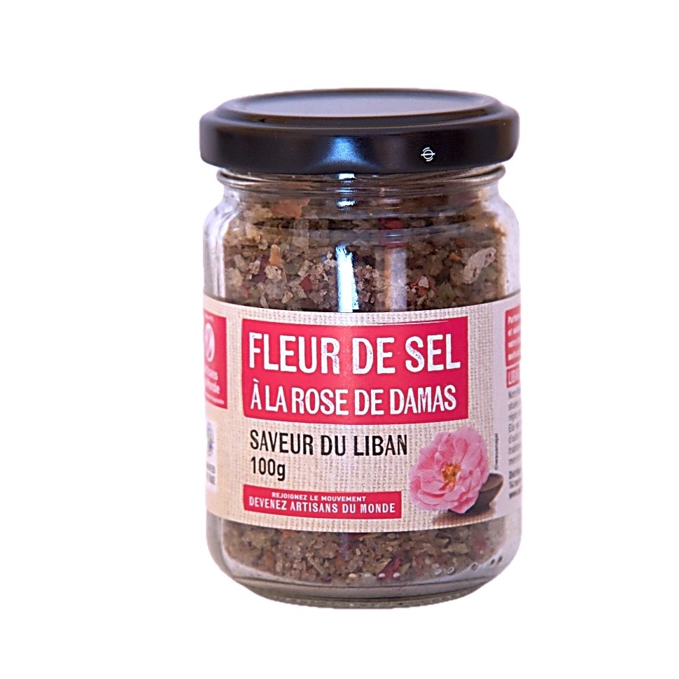 Fleur de sel à la rose de Damas