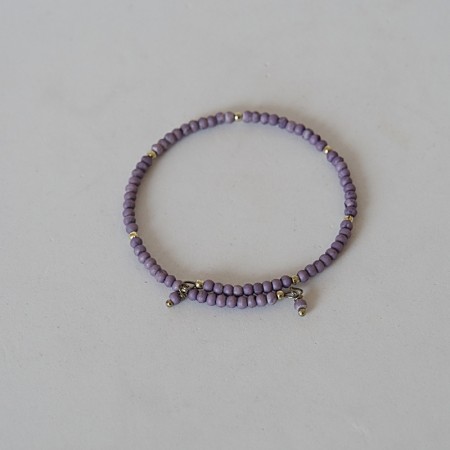 Bracelet ouvert en os