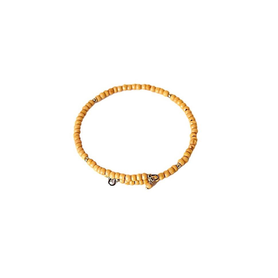 Bracelet ouvert en os