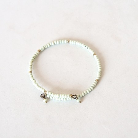 Bracelet ouvert en os