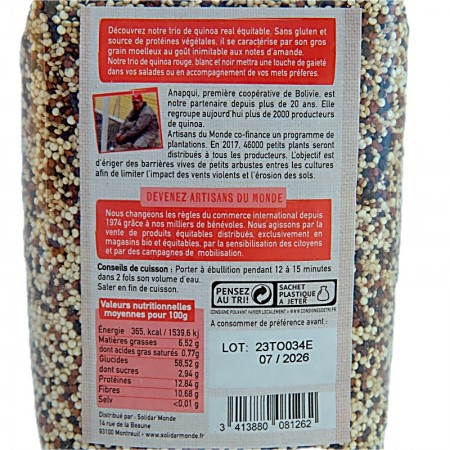 Trio quinoa bio