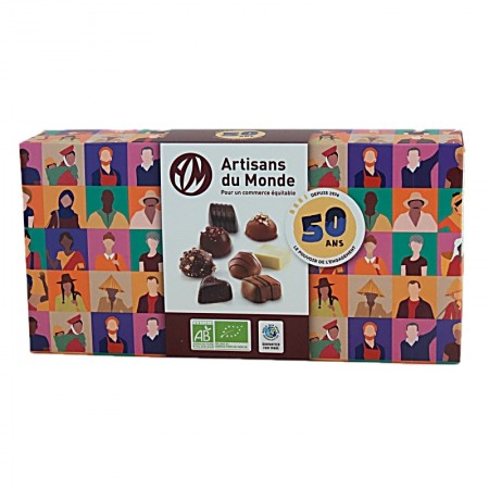 Assortiment chocolats bio