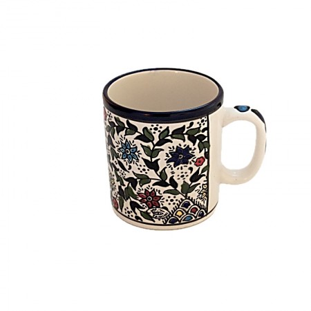 Mug céramique fleurs multicolores MM