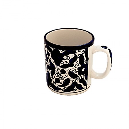 Mug céramique fleurs bleues MM