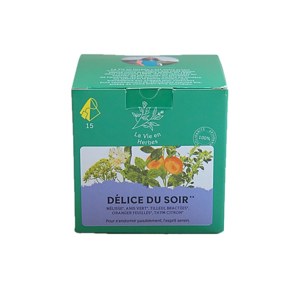 Infusion délice du soir bio sachets