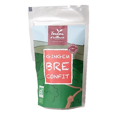 Gingembre confit bio 125 g