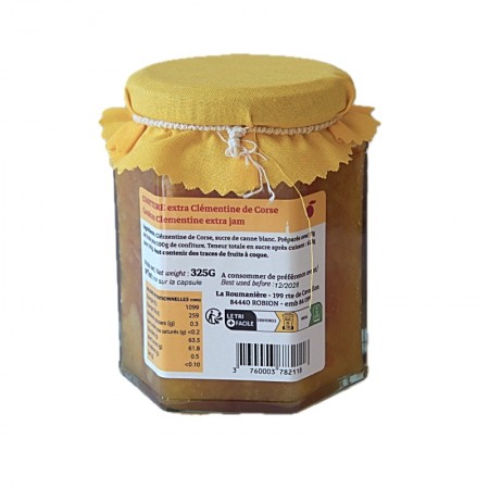 Confiture clémentine Corse info