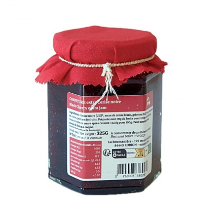 Confiture cerise noire info