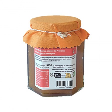 Confiture abricot de Provence info