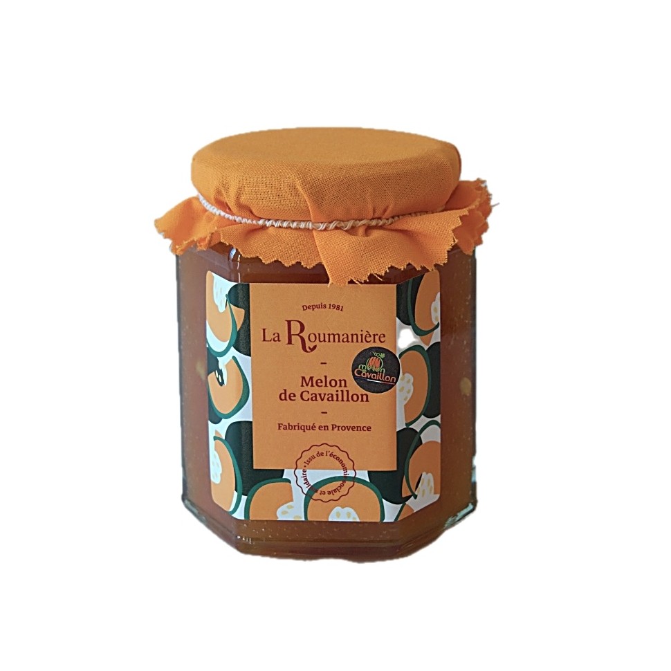 Confiture melon Cavaillon zeste d'orange
