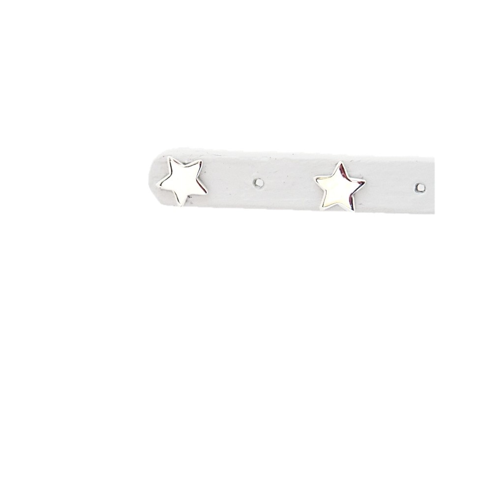 Clous d'oreilles mini étoiles laiton argenté