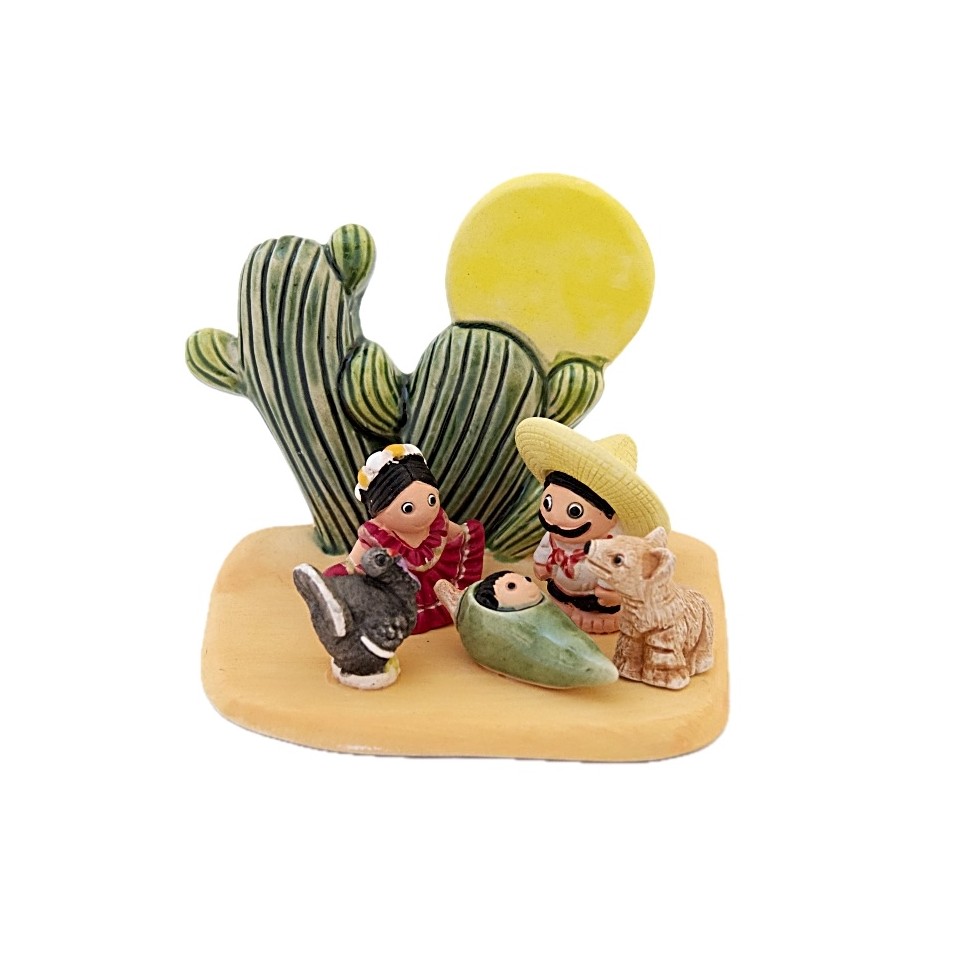 Crèche céramique Mexique